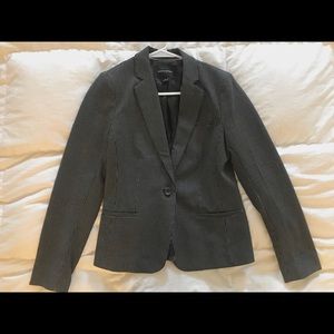 Banana Republic Size 4 Black and White Blazer